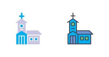Building Church Icon Design vector