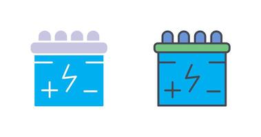 Batteries Icon Design vector