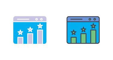 Website Ranking Icon Design vector