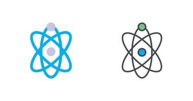 Atom Icon Design vector