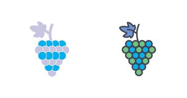 diseño de icono de uvas vector