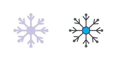 diseño de icono de copo de nieve vector