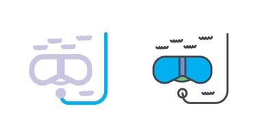 Snorkeling Icon Design vector