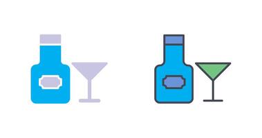 vino icono diseño vector