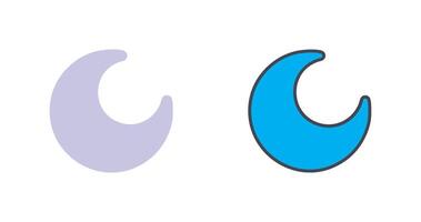 Moon Icon Design vector