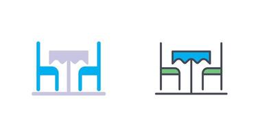 Table Icon Design vector