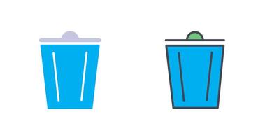 Trash Icon Design vector