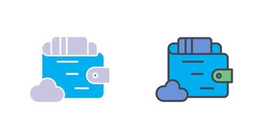 Wallet Icon Design vector