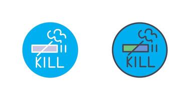 Smoking Kills Icon Design vector