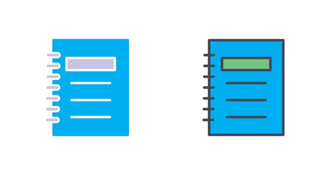 Note Icon Design vector