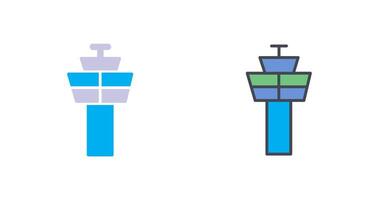 Control Tower Icon Design vector