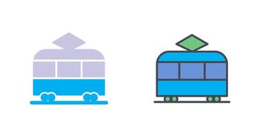 Tram Icon Design vector