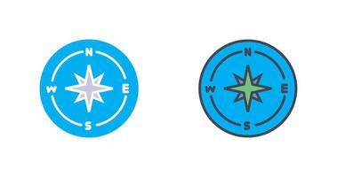 Compass Icon Design vector