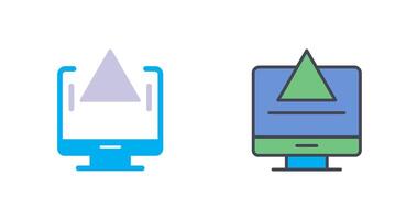 Triangle Icon Design vector