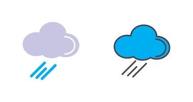 diseño de icono de lluvia vector