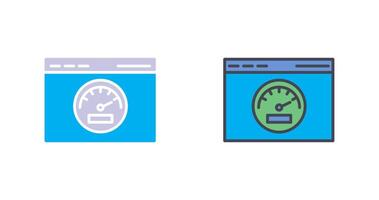 Page Speed Icon Design vector