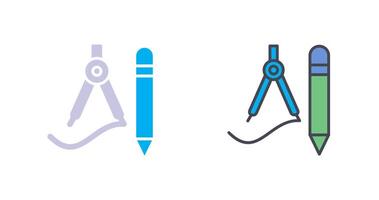 Drawing Tools Icon Design vector