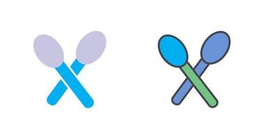 Spoons Icon Design vector