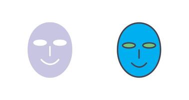 Ancient Face Mask Icon Design vector