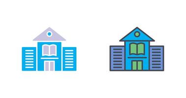 Library Building Icon Design vector