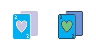 Playing Cards Icon Design vector