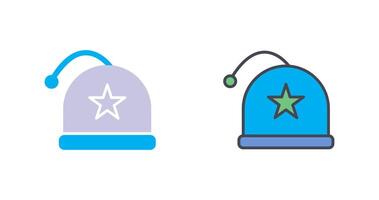 Christmas Cap Icon Design vector