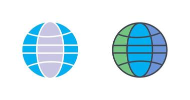 Globe Icon Design vector