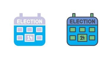 Election Day Icon Design vector