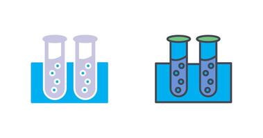 Test Tube Icon Design vector