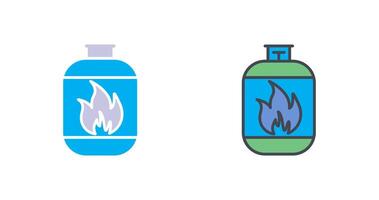 Gas Cylinder Icon Design vector