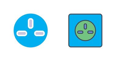 Socket Icon Design vector