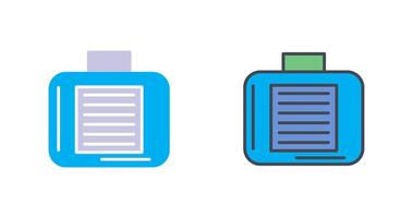 Portfolio Management Icon Design vector