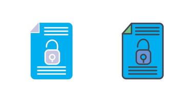 Confidentiality Icon Design vector