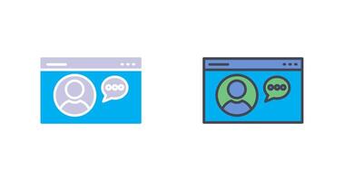 Web Support Icon Design vector