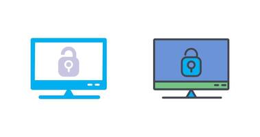 Closed Access Icon Design vector