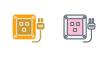 Socket Icon Design vector