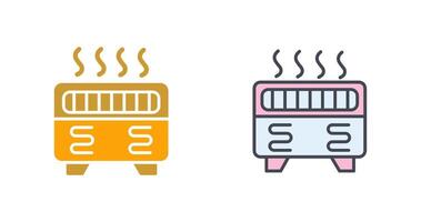 Convection Heater Icon Design vector