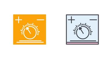 Temperature Knob Icon Design vector