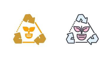 Recycle Arrows Icon Design vector