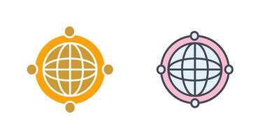 Worldwide Web Icon Design vector