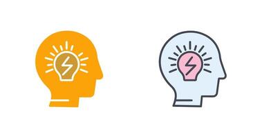 Brainstorming Icon Design vector
