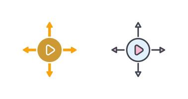 viral contenido icono diseño vector