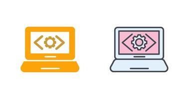 Code Optimization Icon Design vector