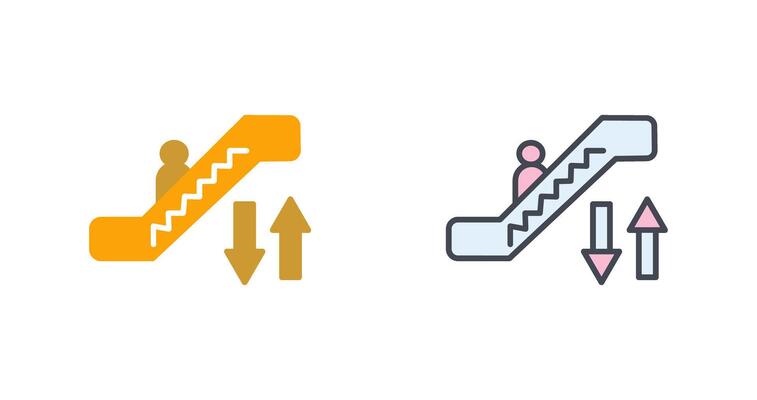 Escalator Icon Design