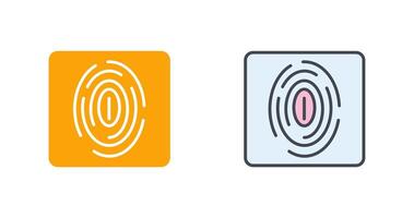 Fingerprint Icon Design vector