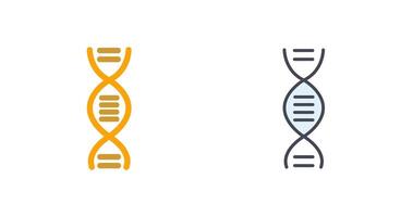 adn estructura icono diseño vector