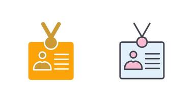 Identity Card Icon Design vector