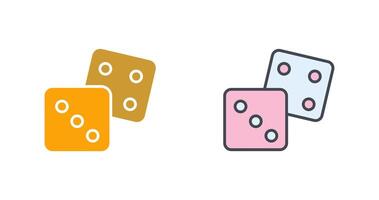 Dice Icon Design vector