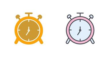 diseño de icono de reloj de alarma vector