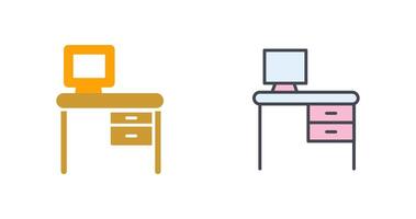 Desk Icon Design vector